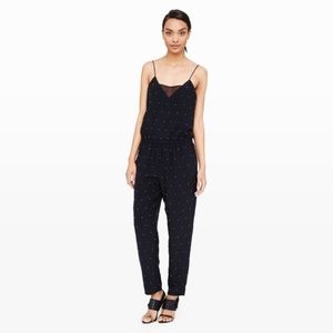 Club Monaco Black Lana Pearl Romper Sz 0